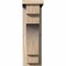 Ekena Millwork Mediterranean Smooth Corbel w/Backplate, Douglas Fir, 5 1/2"W x 14"D x 18"H COR06X14X18MED01SDF - alternate 4